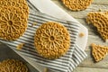 Baked Homemade Crispy Pizzelles