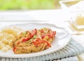 Honey Mustard Chicken Thighs Royalty Free Stock Photo