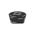 The baked icon. Simple element illustration. The baked symbol design template. Can be used for web and mobile