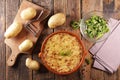 Baked mashed potato with minced beef Royalty Free Stock Photo