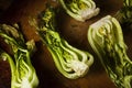 Baked Organic Baby Bok Choy