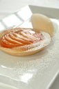 Baked peach tart Royalty Free Stock Photo