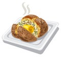 Baked potato Royalty Free Stock Photo