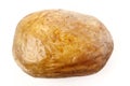 Baked potato isolated over white background Royalty Free Stock Photo