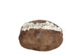 Baked potato with sour cream and parsley Royalty Free Stock Photo