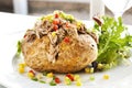 Baked Potato with Tuna Royalty Free Stock Photo