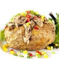 Baked Potato with Tuna Royalty Free Stock Photo