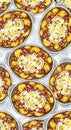 Baked Potatoes with Cheese and Bacon Royalty Free Stock Photo