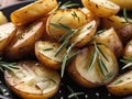 baked potatoes with rosemary