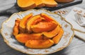 Baked pumpkin food photo Royalty Free Stock Photo