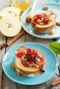 Baked quince with honey Royalty Free Stock Photo