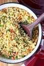 Baked Rice Pilaf Royalty Free Stock Photo