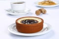 Baked Rice Pudding with coffee