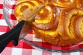 Baked roll dessert Royalty Free Stock Photo