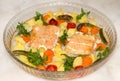 Baked salmon