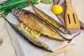 Baked sea fish (saury, mackerel)