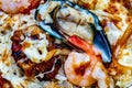 Baked Seafood Rice Royalty Free Stock Photo