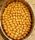 Baked tater tot on baking dish