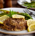 Baked Tilapia Fish Fillet Meal Royalty Free Stock Photo