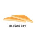 Baked toast icon