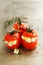 Baked tomatoes stuffed