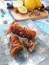 Baked walnut baklava 