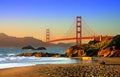 Baker Beach, San Francisco Royalty Free Stock Photo