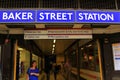 Baker Street Underground Station London Egland Royalty Free Stock Photo