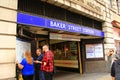 Baker Street Underground Station London Egland Royalty Free Stock Photo