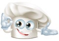 Bakers hat mascot man Royalty Free Stock Photo