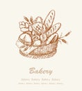 Bakery background 2 Royalty Free Stock Photo