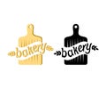 Bakery, bakehouse and bake shop, logo design. Food, confectionery, sweet-shop and pastry-shop, vector design