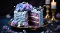 bakery blue cake food