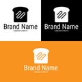 Bakery brand logo design concept