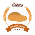 Bakery bread premium quality label