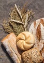 Bakery Bread and Sheaf Royalty Free Stock Photo