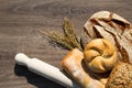 Bakery Bread and Sheaf Royalty Free Stock Photo