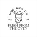 Bakery Chef Logo Design Template Ide