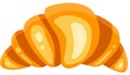 Bakery croissant cake simple icon