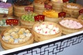 Bakery with delicious sweets in water town Suzhou, China