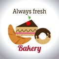 Bakery design, vector illustration.