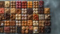 bakery desserts knolling style