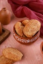 Bakery Fain Puff or Khari with Ajwain - Indian Baked Snack Royalty Free Stock Photo