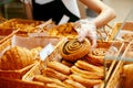 Bakery Food. Fresh Pastries In Pastry Shop Royalty Free Stock Photo