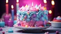 bakery frosting cake food Royalty Free Stock Photo