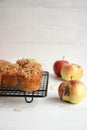 Apple muffins with oat flakes