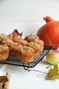 Apple muffins with oat flakes