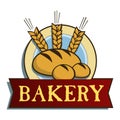 Bakery label Royalty Free Stock Photo