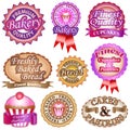 Bakery Labels Royalty Free Stock Photo
