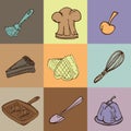 Bakery objects outline
